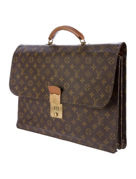 louis vuitton briefcases|louis vuitton monogram briefcase.